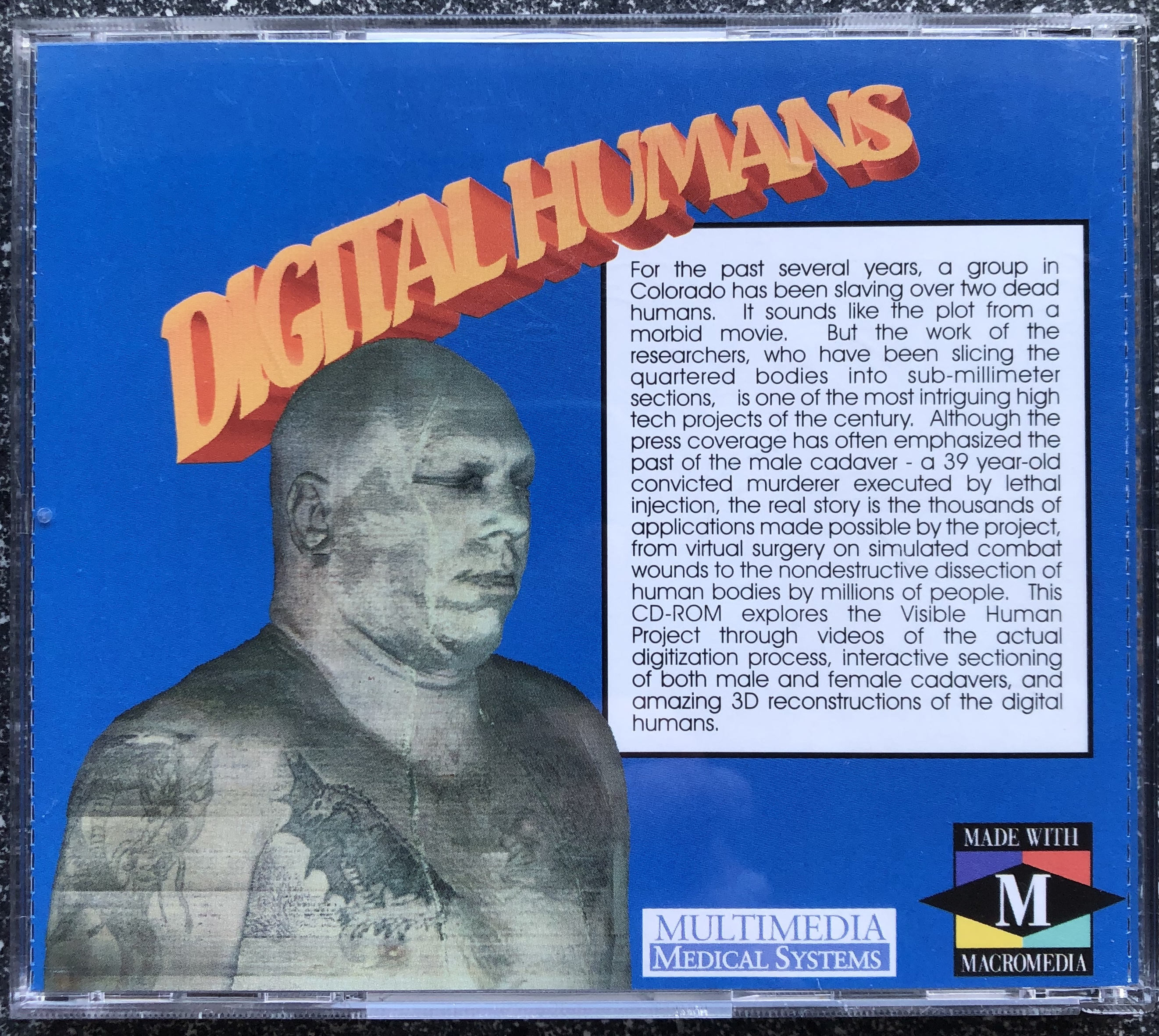 Digital Humans CD-ROM Back