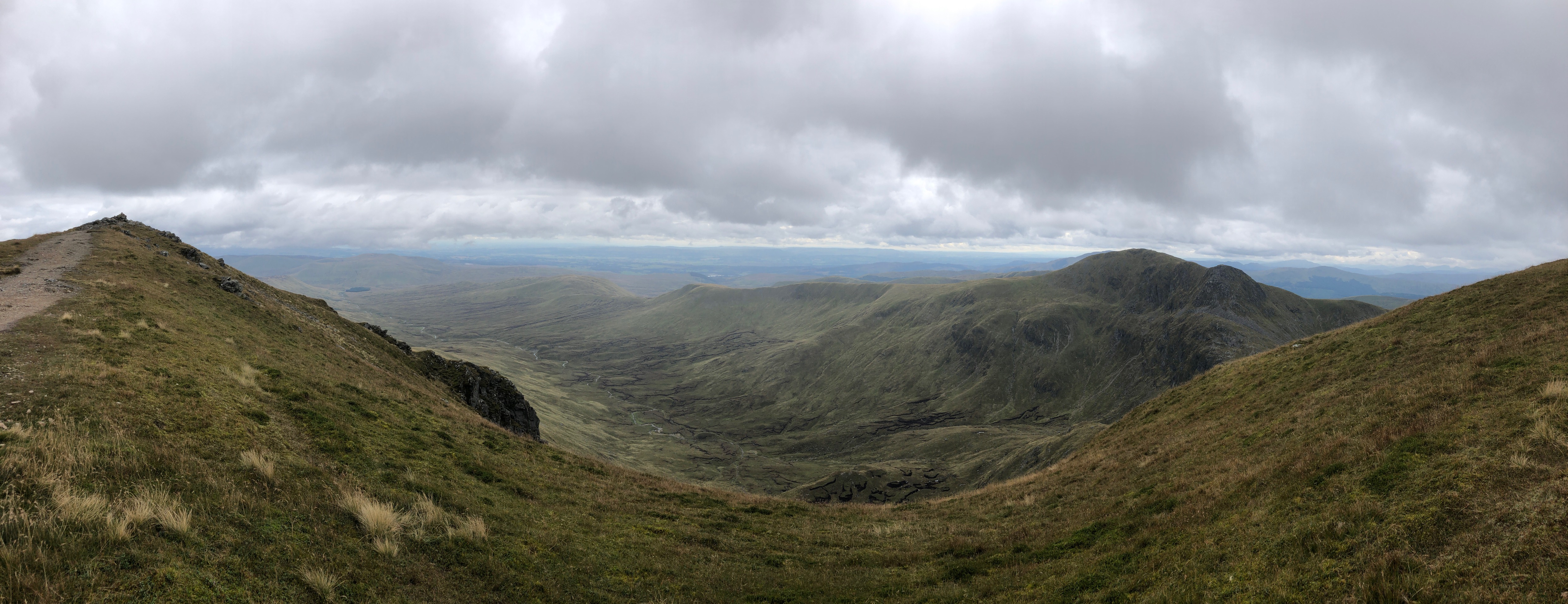 view of Loch Earn from Ben Vorlich